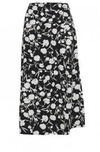 Black & White Floral Skirt