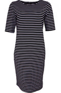 Black & White Striped Dress
