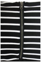 Black & White Striped Dress