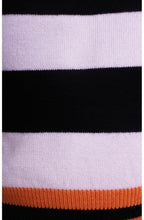 Black & White Striped Knit Jumper