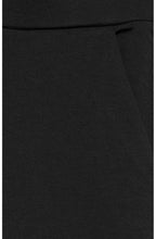 Black Wide Leg Jersey Culottes