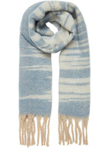 Blue Horizon and Stone Mix Wils Oversized Soft Touch Scarf
