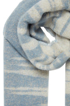Blue Horizon and Stone Mix Wils Oversized Soft Touch Scarf