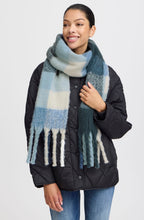 Blue Horizon Mix Watti Oversized Soft Touch Scarf