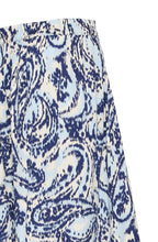 Blue Paisley Button Down Skirt