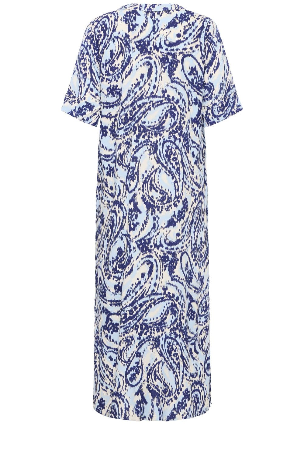 Blue Paisley Tunic Style Dress