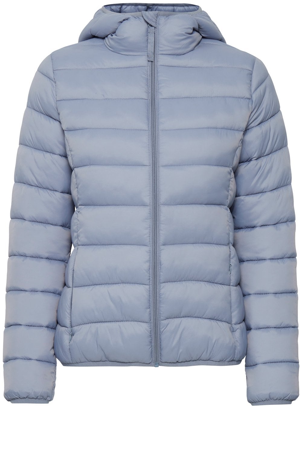Blue Stonewash Belena Lightweight Puffer Jacket