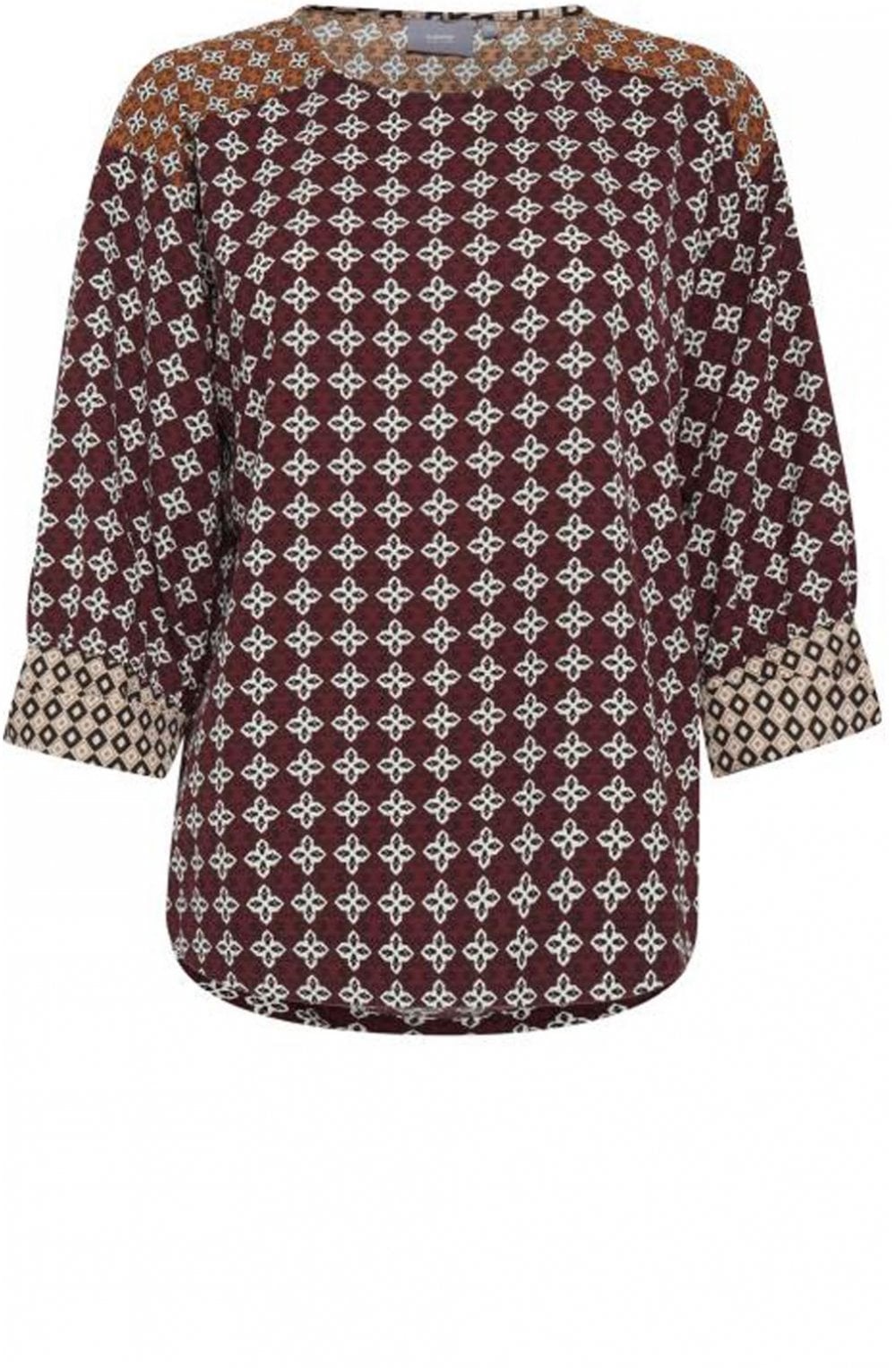 Bold Patterned Blouse