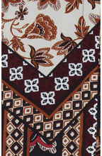 Bold Print Pleated Skirt