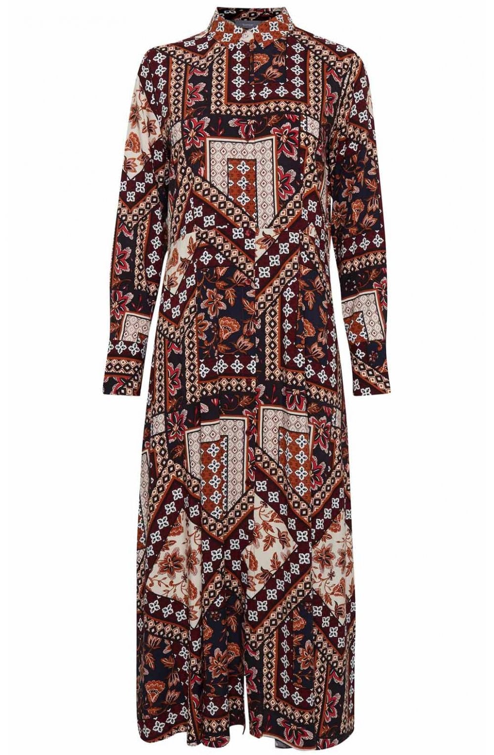 Bold Print Shirt Dress