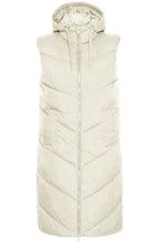 Bomina Birch Below Knee Length Puffer Waistcoat