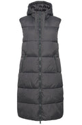 Bomina Black Pearl Full Length Puffer Waistcoat