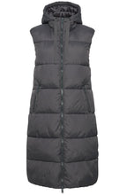 Bomina Black Pearl Full Length Puffer Waistcoat