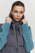 Bomina Black Pearl Full Length Puffer Waistcoat