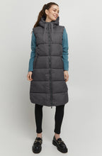 Bomina Black Pearl Full Length Puffer Waistcoat