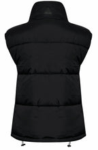 Bomina Black Puffer Waistcoat