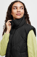 Bomina Black Puffer Waistcoat