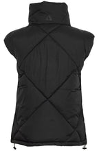 Bomina Black Puffer Waistcoat