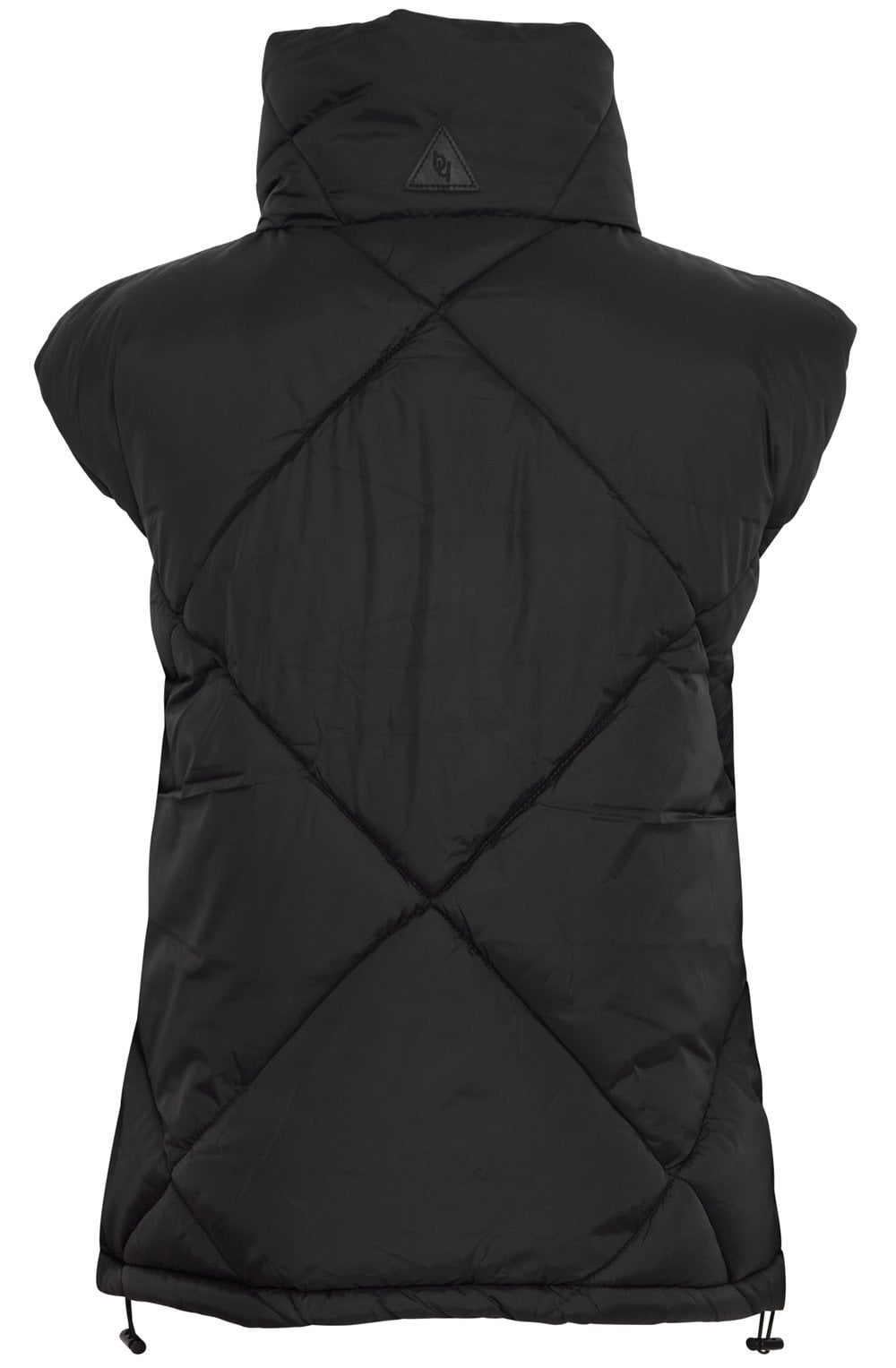Bomina Black Puffer Waistcoat