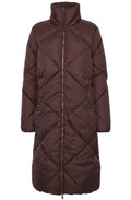 Bomina Chicory Coffee Full Length Puffer Coat