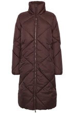Bomina Chicory Coffee Full Length Puffer Coat