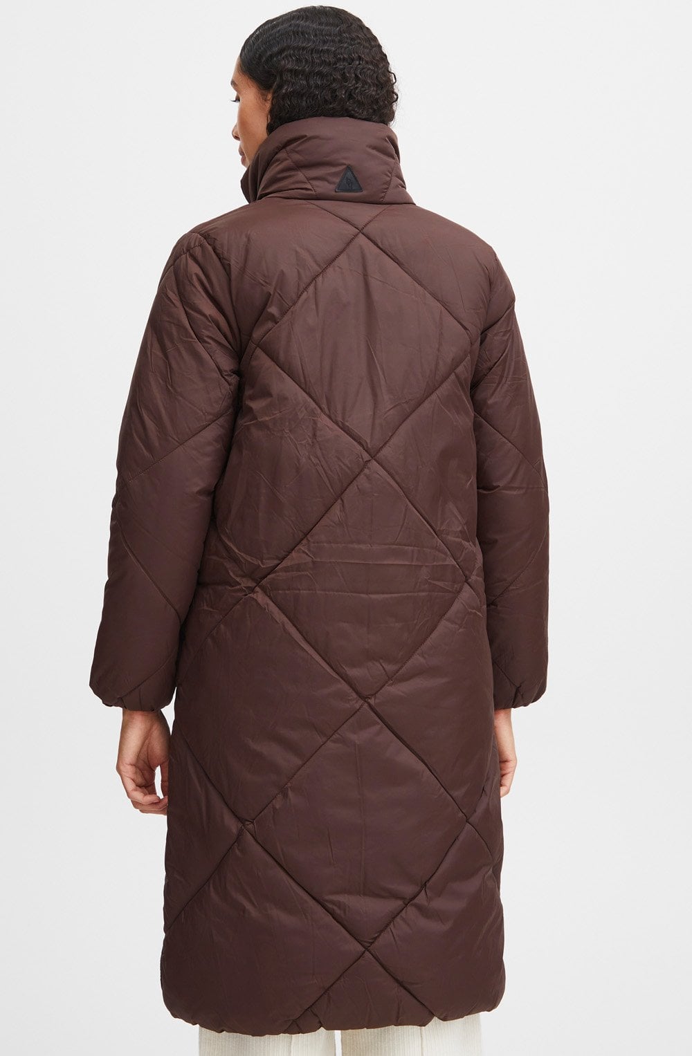 Bomina Chicory Coffee Full Length Puffer Coat