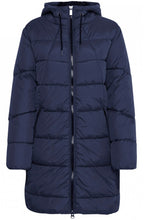 Bomina Navy Quilted Coat