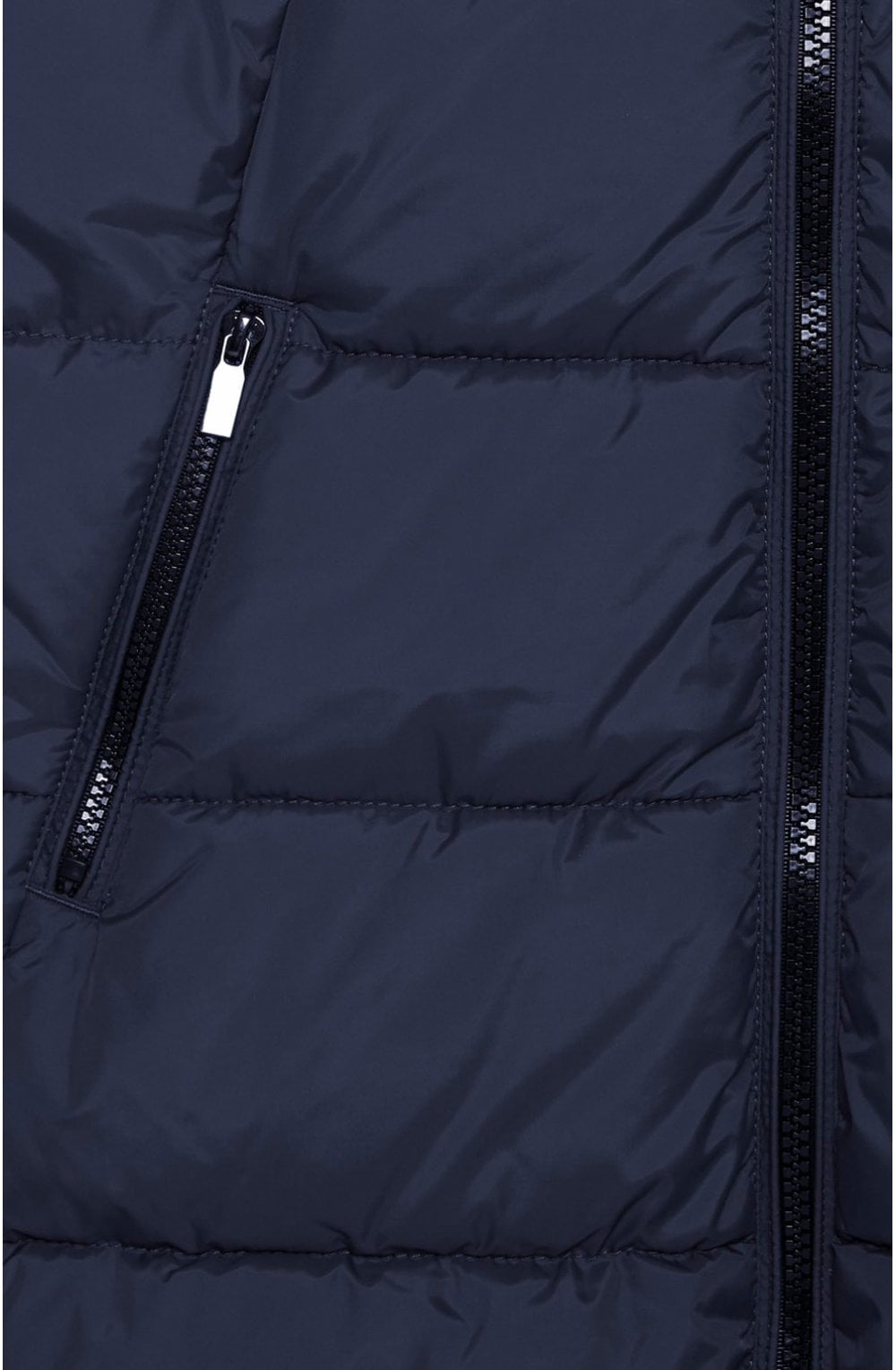 Bomina Navy Quilted Coat