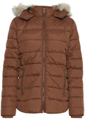 Bomina Tan Quilted Coat