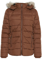 Bomina Tan Quilted Coat