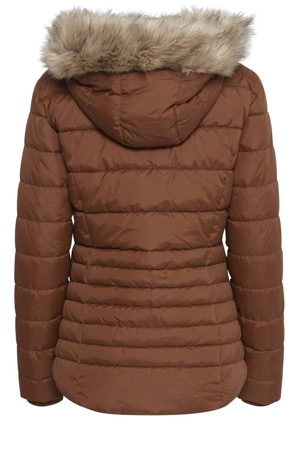 Bomina Tan Quilted Coat