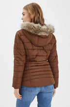 Bomina Tan Quilted Coat