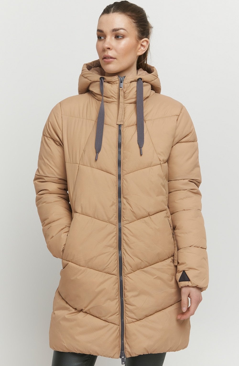 Bomina Tannin Hooded Puffer Coat
