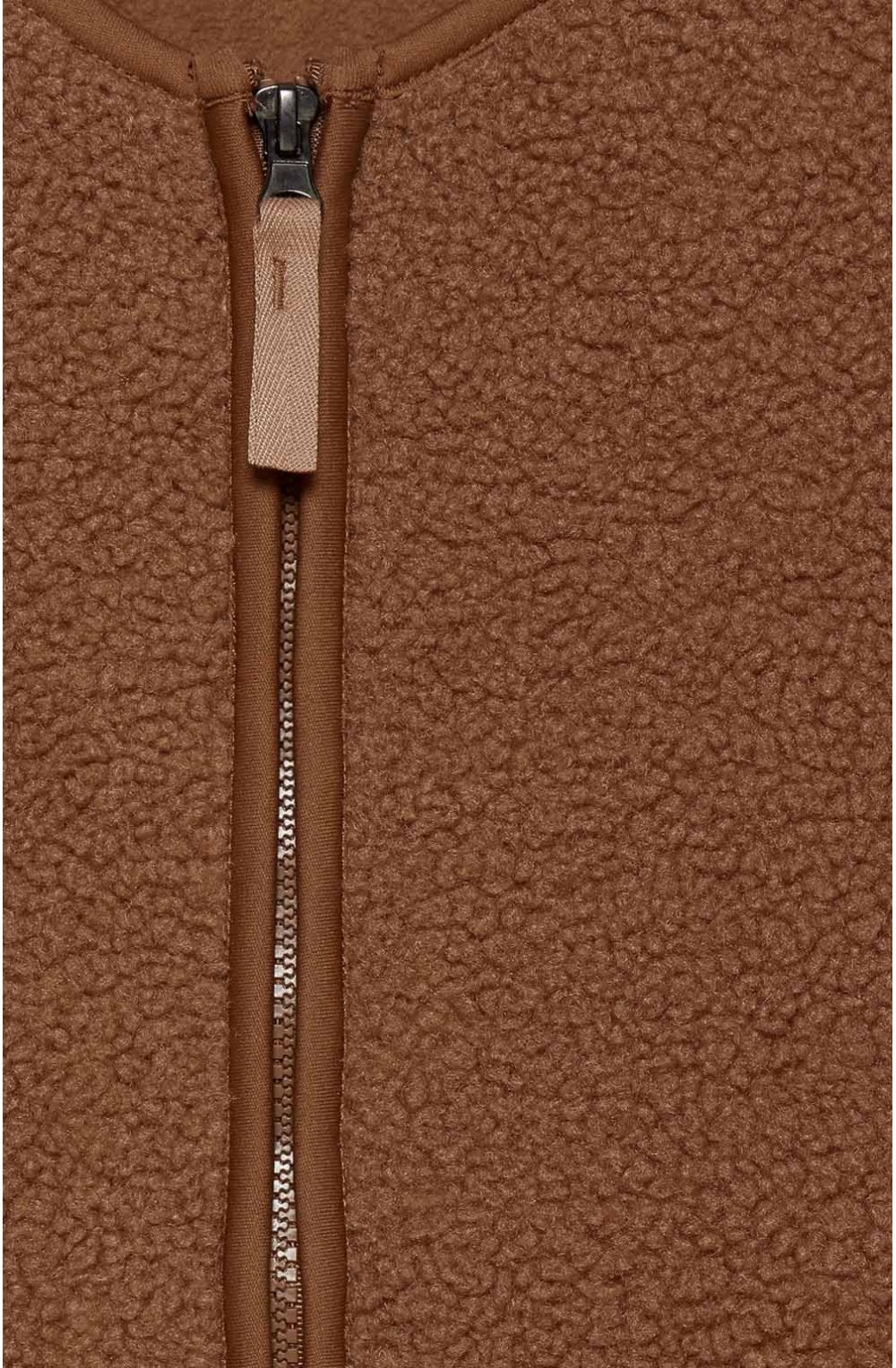 Cadi Tan Teddy Jacket