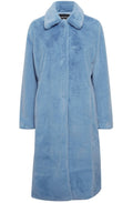 Calino Provence Blue Faux Fur Coat