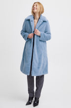 Calino Provence Blue Faux Fur Coat