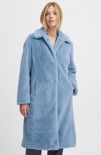 Calino Provence Blue Faux Fur Coat