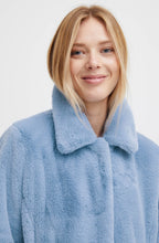 Calino Provence Blue Faux Fur Coat