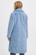 Calino Provence Blue Faux Fur Coat
