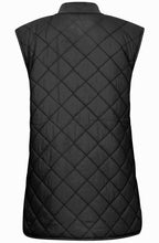 Canna Black Quilted Waistcoat