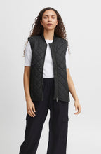 Canna Black Quilted Waistcoat