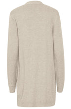 Cement Melange Nonina Open Front Cardigan
