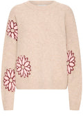 Cement Mix Flower Print Jumper