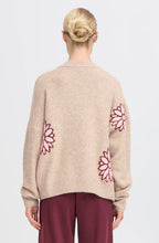 Cement Mix Flower Print Jumper