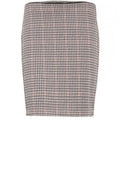 Check Knee Length Skirt