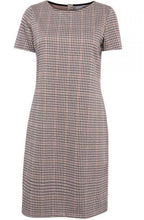 Check Print Fitted Dress