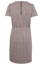 Check Print Fitted Dress