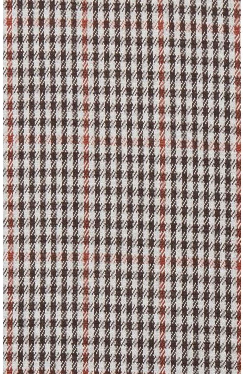 Check Print Fitted Dress