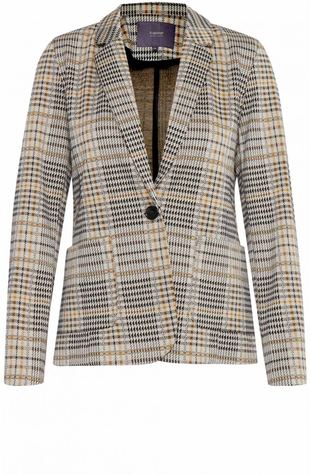 Check Print Tailored Jacket