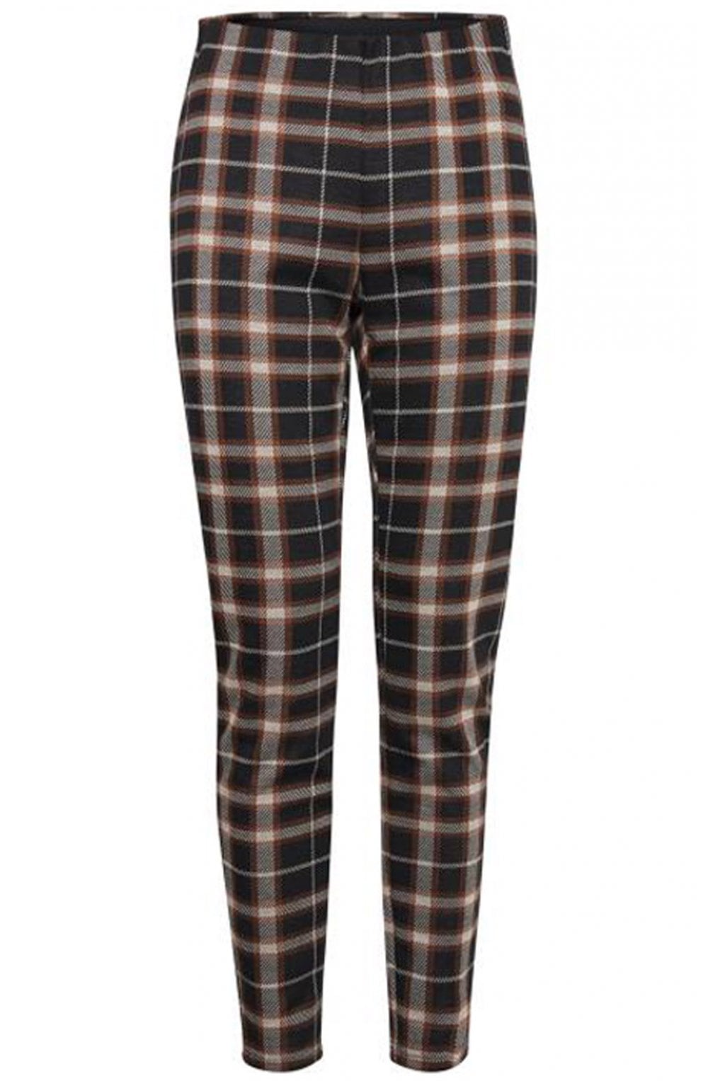 Check Print Trousers